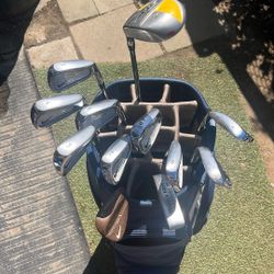 Nike Procombo Irons Set W/ a Taylormade Cart Bag