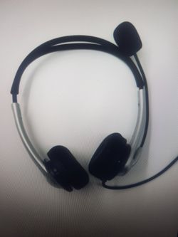 Headset With Microphone For Laptop Or Desktop Computer