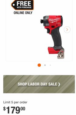 Milwaukee FUEL Cordless Impact Driver
