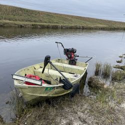 12ft John Boat With Trailer