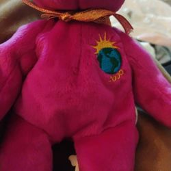 Purple Bear  Names.   Milwaukee In.  Ty