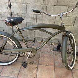 Beach Cruiser OD Green 26in Tires Big Body…