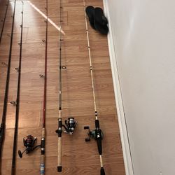 Fishing Rod And Reel Combos $50 Bucks 