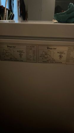 Like NEW condition! Magic Chief White Front Load Freezer