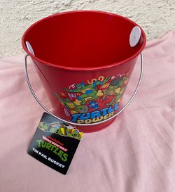 Teenage Mutant Ninja Turtles Tin Metal Bucket