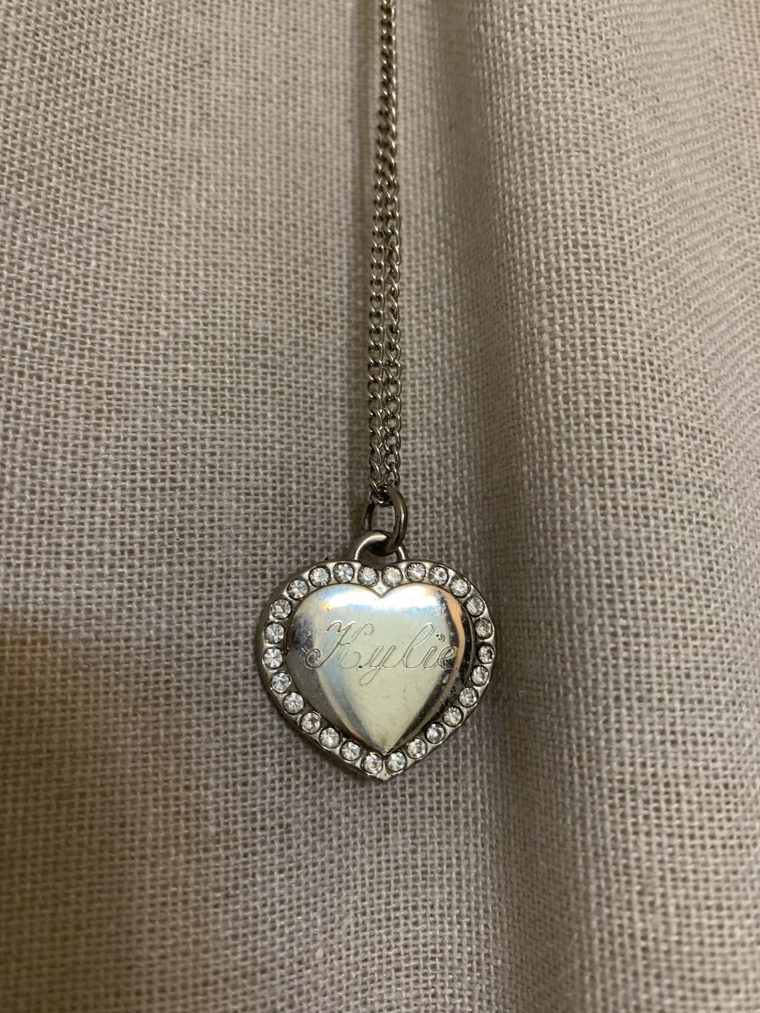 Ladies necklace - engraved Kylie
