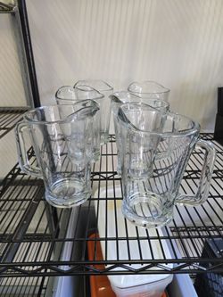 Glass water pitchers
