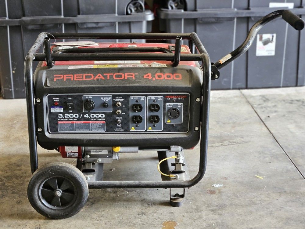 Gas Powered Generator - Predator 4000