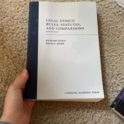 Law School Books: Legal Ethics: Rules, Statutes, and Comparisons (2019 Edition)