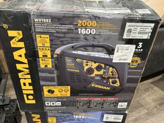 FIRMAN W01(contact info removed)/2000 Watt Peak Gasoline Powered Inverter Generator