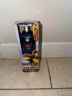 Hasbro Titan Hero MARVEL Comics 12 Inch Iron Man 3 Iron Patriot Figure MINT
