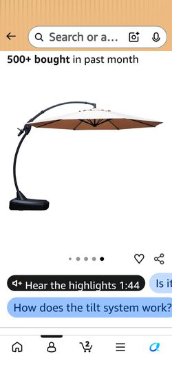 11 foot cantilever umbrella