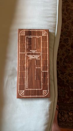 Cribbage board 4 track by  Brookstone