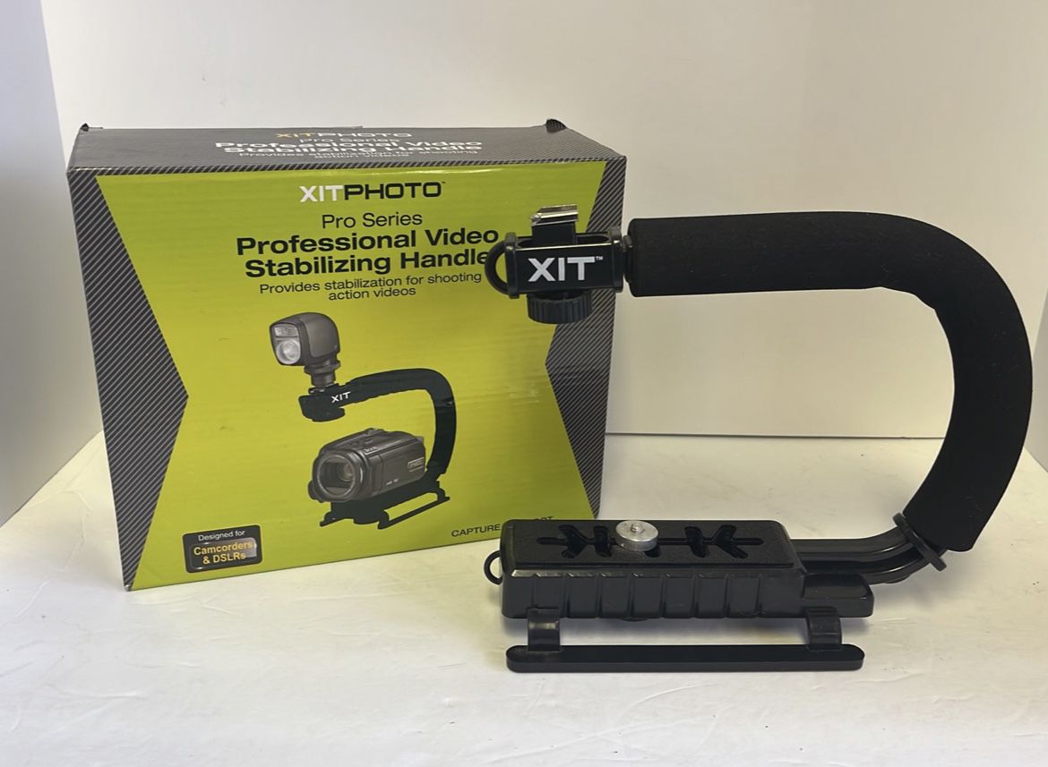 Xit  Professional Video Grip (Black) For Camcorders & DSLRs