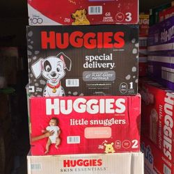 Huggies 1,2,3 $20 Each Box.  PRICE IS FIRM 