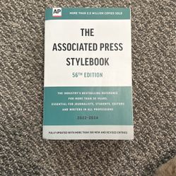 The Associated Press Stylebook (2022-2024)