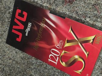 JVC SX High Performance VHS Tape 120 Min