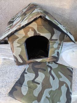 New outdoor waterproof comoflauge dog cat house for small pets