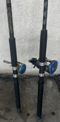 4 fishing poles