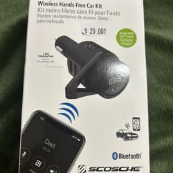 Scosche Wireless Hands Free Car Kit New 