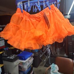 Ultra Short Orange Peticoat 