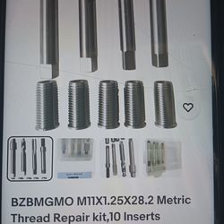 New Thread Repair Kit $75obo