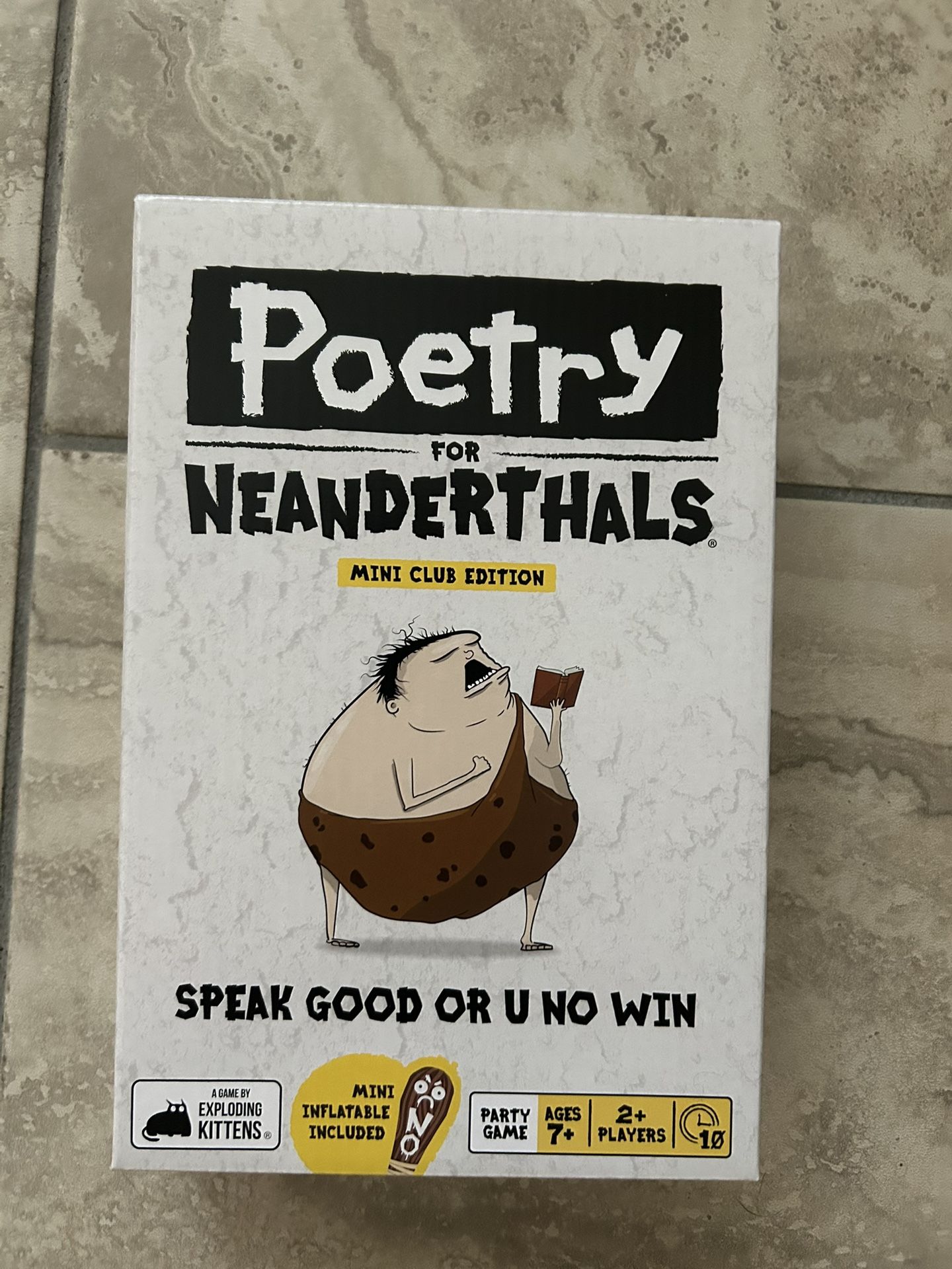 Poetry For Neanderthals
