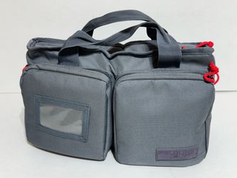 FIELDLINE Pro Series Tactical Range Bag Gray 10L 13.5"x8.4"x5.6" Shooter