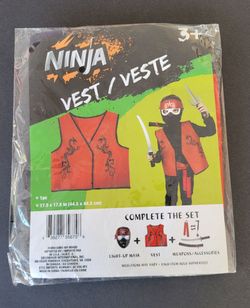 Kids Ninja Costume Vest