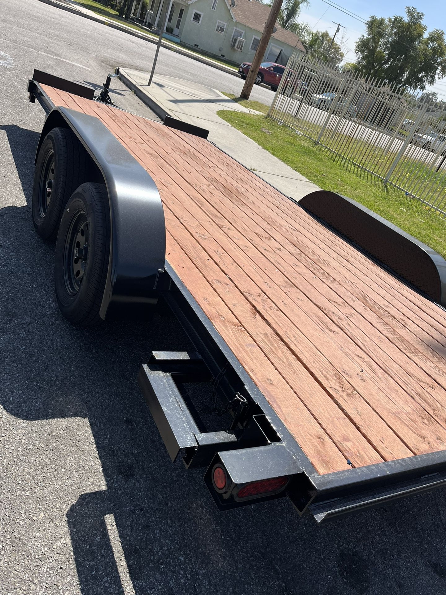 Wood Deck Car Hauler 