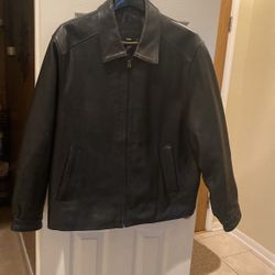 St. John’s Bay XL Black Leather Jacket