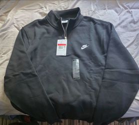 Nike Quarter-Zip Pullover Sweatshirt sz lg