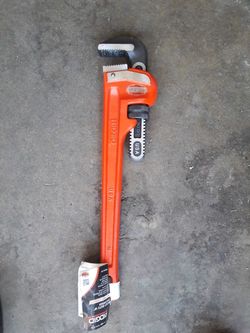 RIDGID PIPE RENCHET 18' INCH FOR $ 35.00