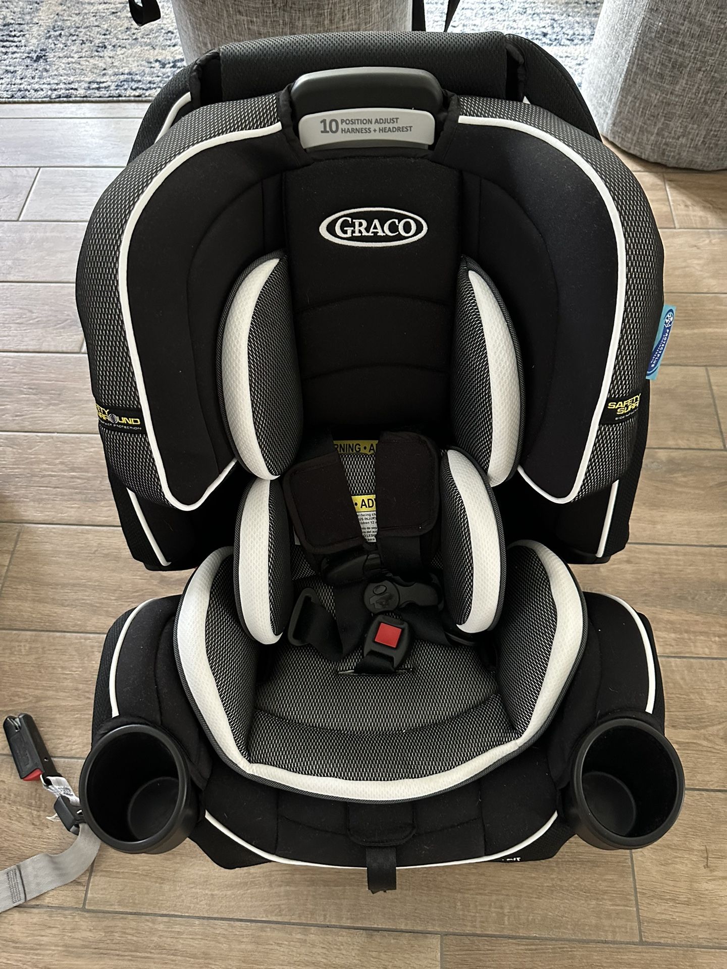 Graco 4Ever SS 4 in 1 Baby Car Seat, Infant to Toddler Car Seat, Rear Facing, Forward Facing and Highback Booster to Backless Booster Seat to for 10 