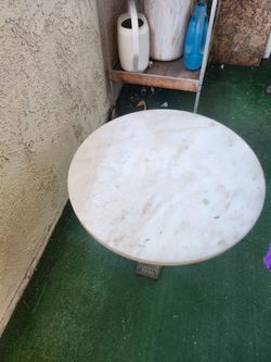 Marble table