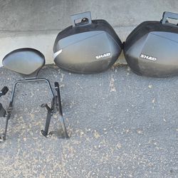 Ducati Diavel Shad SH36 bike motorcycle side cases bags backrest