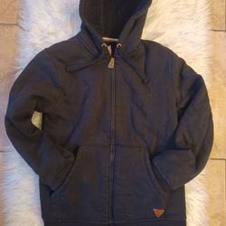 Weatherproof Vintage Brand Fleece Lined Zip Hoodie - Size Medium