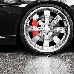 4x Universal Front+Rear Car Styling Disc Brake Caliper Cover Red Car Accessories