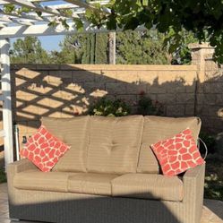 Patio Furniture And Garage Couch With Pillow  Brand New
