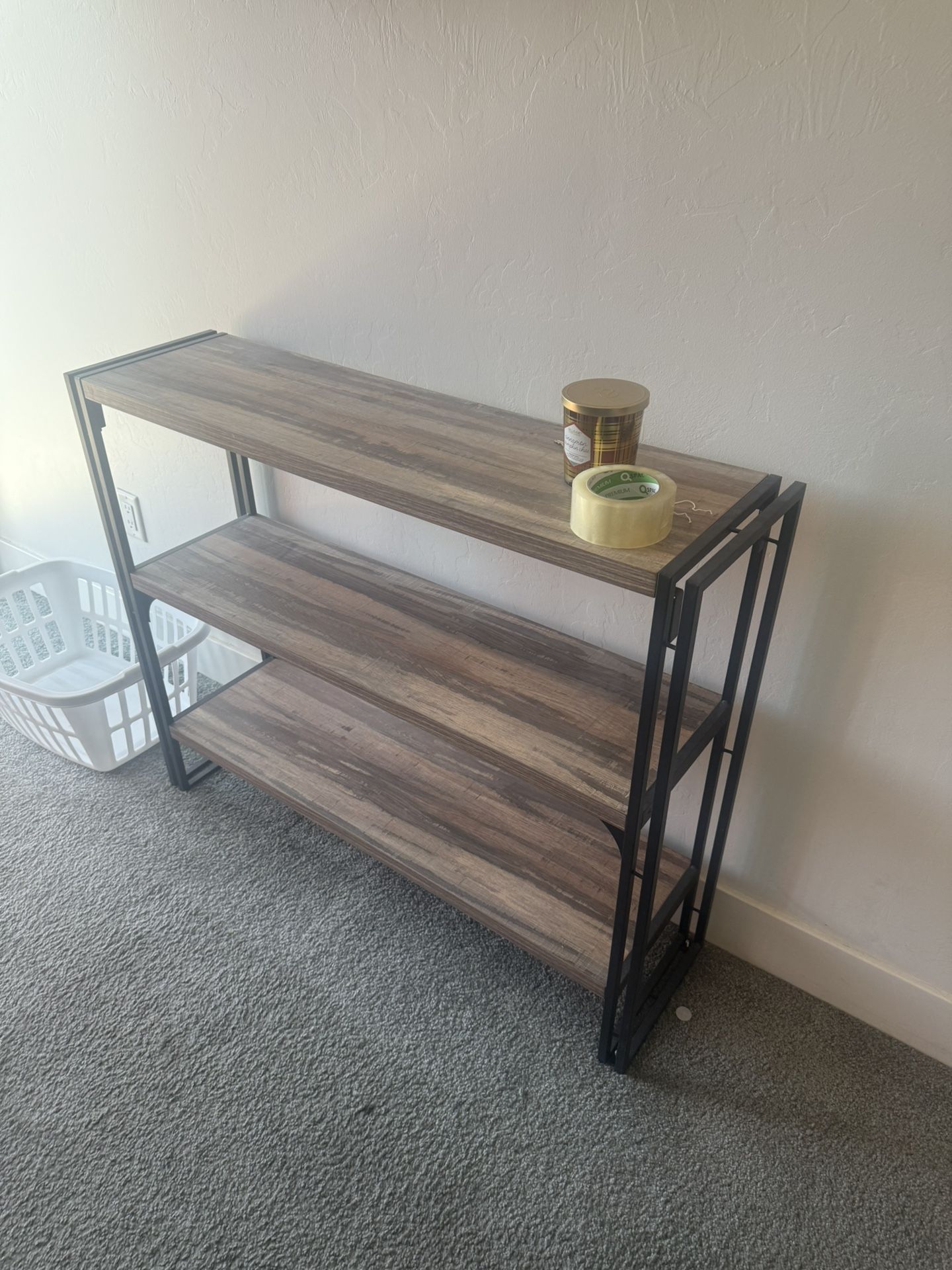 3 tier Brown shelves