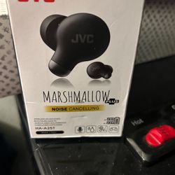 JVC - Marshmallow Plus True Wireless Headphones with Noise Cancelling - Black