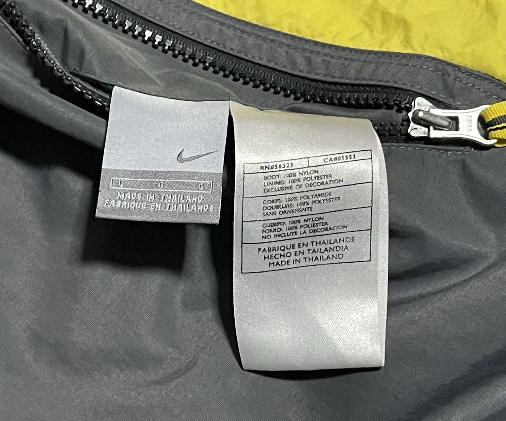 Vintage Large Nike Y2K 2000s Jacket Hooded Swoosh Reversible 