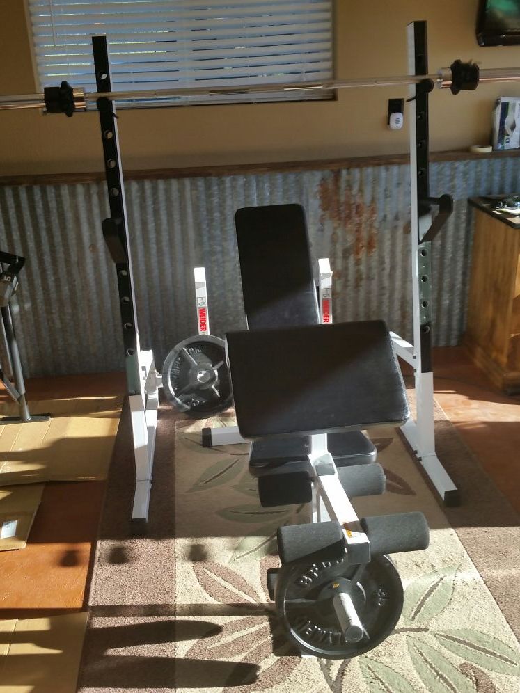 Weider pro pc3 squat rack hot sale