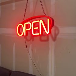 Open sign