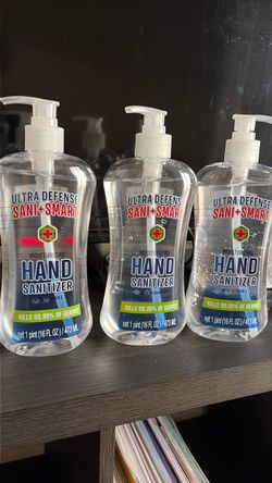 Ultra Defense Sani+Smart Hand Sanitizer 16 oz – 3 Pack
