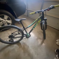 Trek Bike (Black with some Blue and Green)