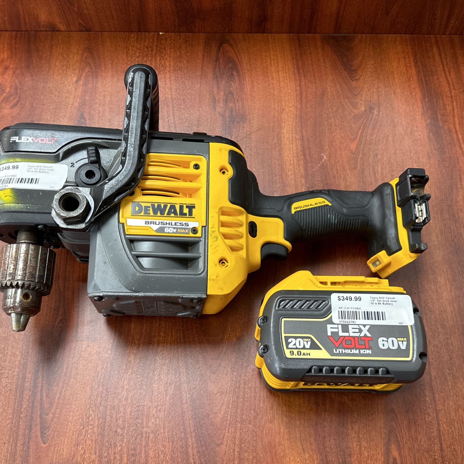 DeWalt 1/2” VSR Stud & Joist Drill w/ E-Clutch