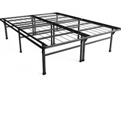 ZINUS SmartBase Heavy Duty Mattress Foundation / 18 Inch Metal Platform Bed Frame / No Box Spring Needed / Sturdy Steel Frame / Underbed Storage, Full
