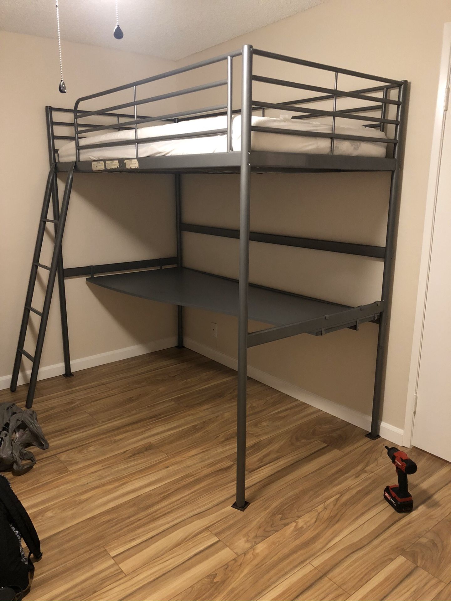 Ikea Svarta Twin Loft Bed with Desk for Sale in San Dimas, CA OfferUp