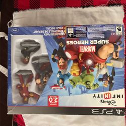  PS3 Disney Infinity Marvel Super Heroes 2.0 Edition Starter Pack & Game